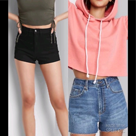 wild fable Pants - Bundle of 2 Wild Fable high rise jean shorts